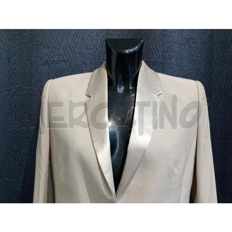 GIACCA DONNA SERGIO SOLDANO BEIGE LUNGA COLLO RASO | Mercatino dell'Usato Moncalieri bengasi 3