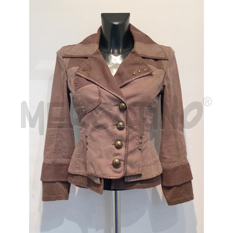 GIACCA DONNA SPORT MAX MARRONE CON BOTTONI OTTONATI | Mercatino dell'Usato Moncalieri bengasi 1