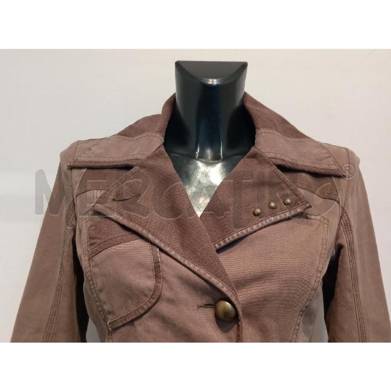 GIACCA DONNA SPORT MAX MARRONE CON BOTTONI OTTONATI | Mercatino dell'Usato Moncalieri bengasi 3