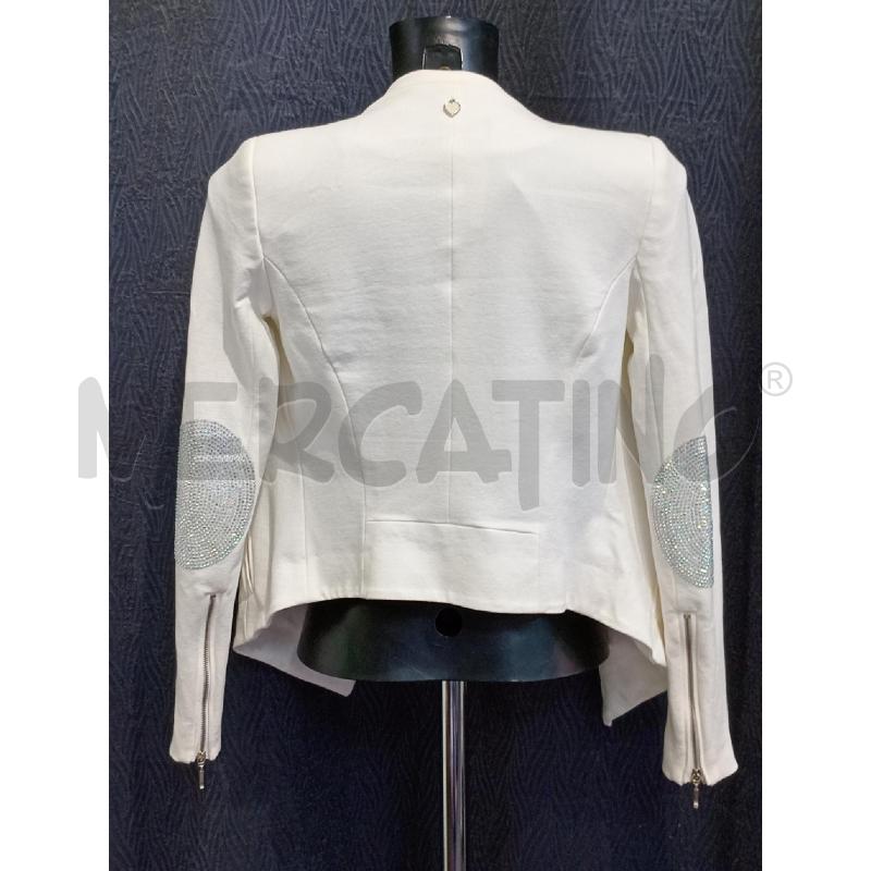 GIACCA DONNA TWIN SET BIANCA CON PUNTE DAVANTI | Mercatino dell'Usato Moncalieri bengasi 2