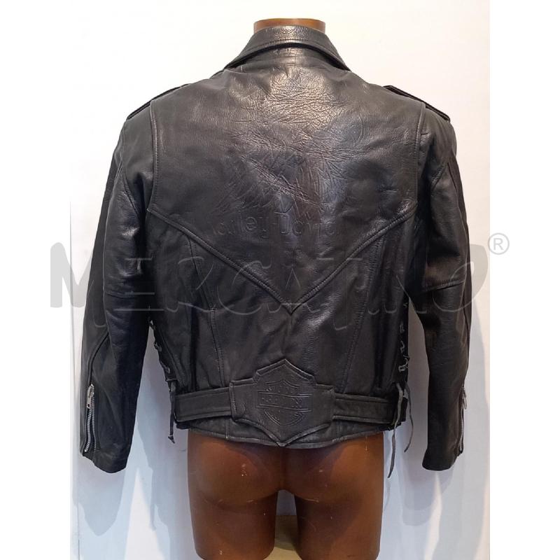 GIACCA UOMO HARLEY DAVISON NERO PELLE | Mercatino dell'Usato Moncalieri bengasi 2