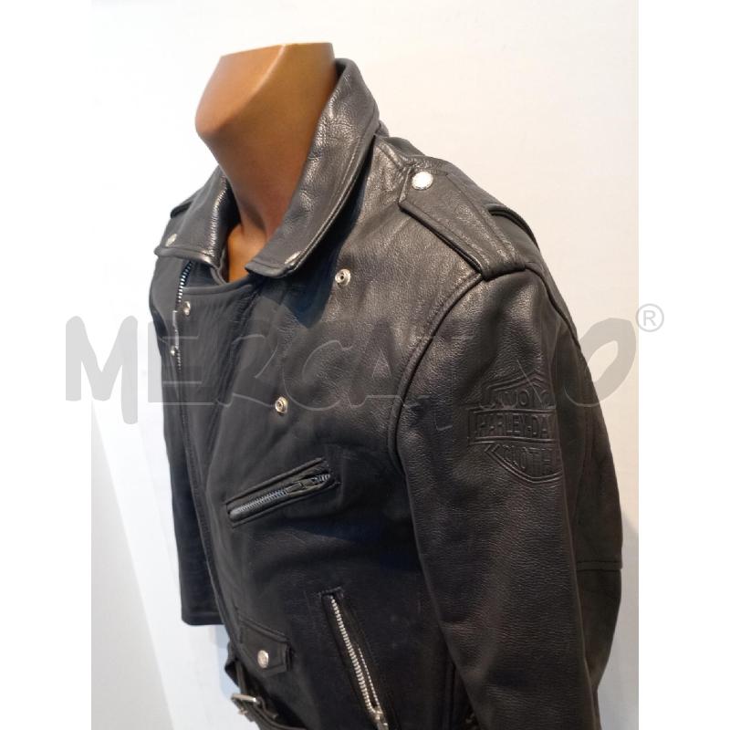 GIACCA UOMO HARLEY DAVISON NERO PELLE | Mercatino dell'Usato Moncalieri bengasi 3