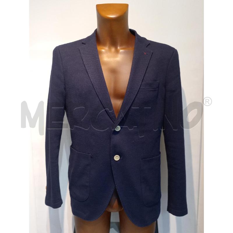 GIACCA UOMO PREMIUM BLU TESSUTTO IN TERNO FIORI  | Mercatino dell'Usato Moncalieri bengasi 1