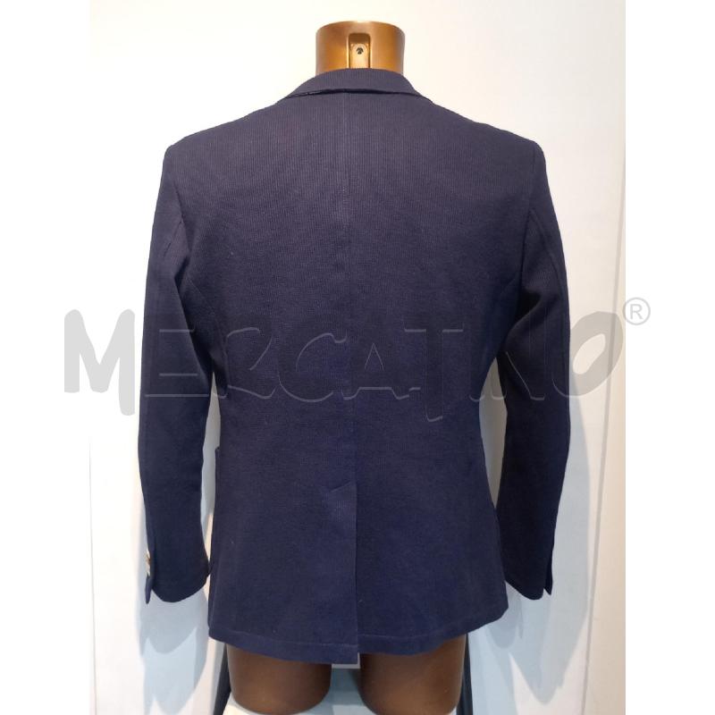GIACCA UOMO PREMIUM BLU TESSUTTO IN TERNO FIORI  | Mercatino dell'Usato Moncalieri bengasi 2