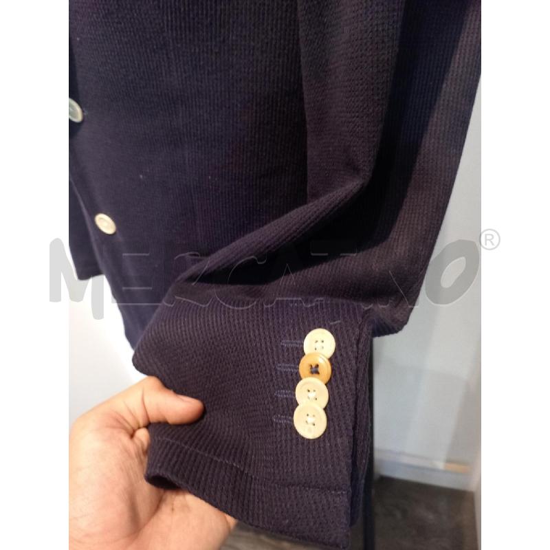 GIACCA UOMO PREMIUM BLU TESSUTTO IN TERNO FIORI  | Mercatino dell'Usato Moncalieri bengasi 4