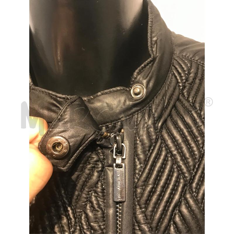 GIACCONE DONNA TRUSSARDI JEANS NERO GOFFRATO  | Mercatino dell'Usato Moncalieri bengasi 3