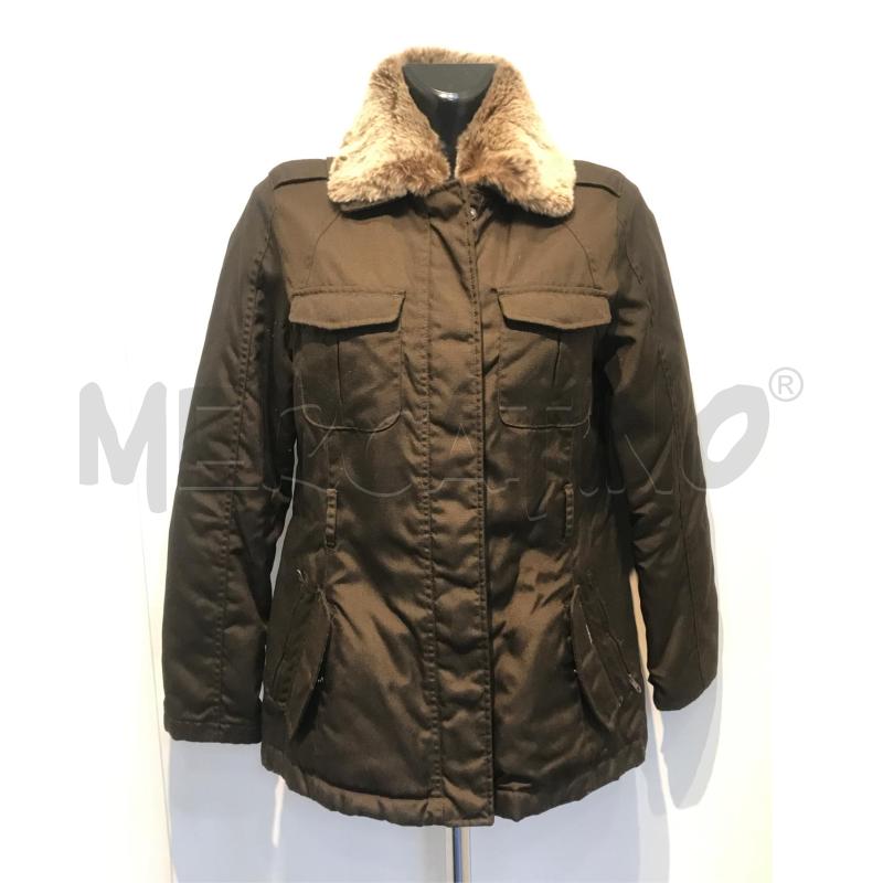 GIACCONE DONNA WOOLRICH MARRONE CON COLLO PELLICCIA | Mercatino dell'Usato Moncalieri bengasi 1