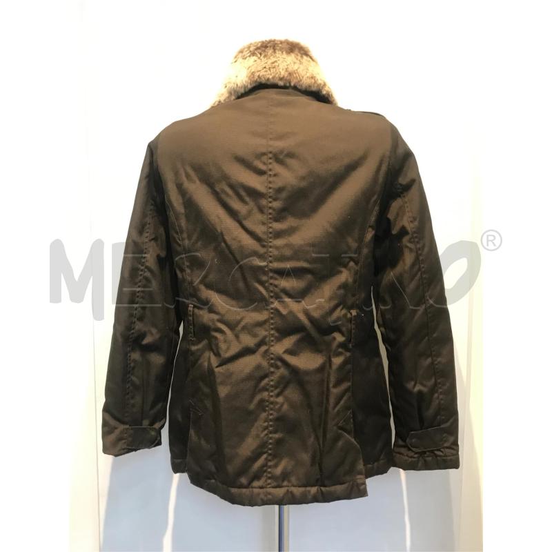 GIACCONE DONNA WOOLRICH MARRONE CON COLLO PELLICCIA | Mercatino dell'Usato Moncalieri bengasi 2