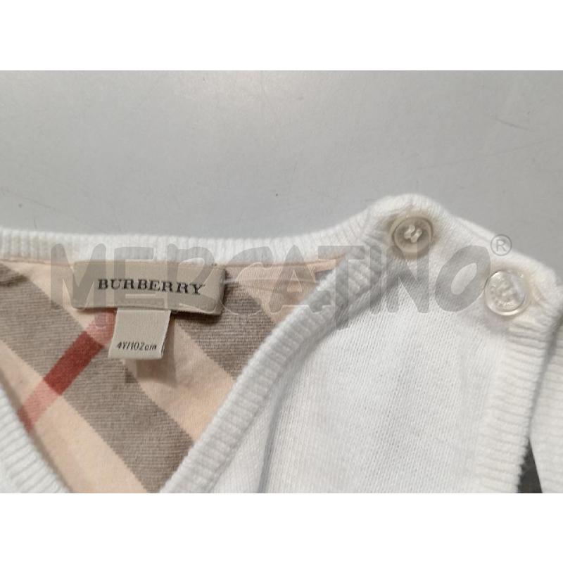 GILET BAMBINO BURBERRY BIANCO | Mercatino dell'Usato Moncalieri bengasi 5