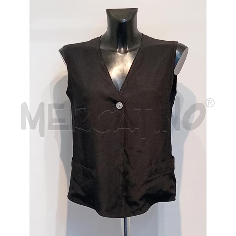GILET DONNA ASPESI NERO UN BOTTONE  | Mercatino dell'Usato Moncalieri bengasi 1
