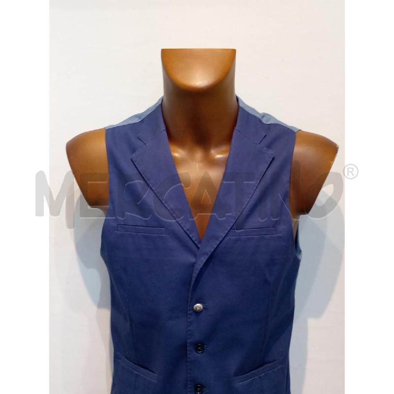 GILET UOMO JOHN SHEEP BLUETTE BOTTONE ARGENTO  | Mercatino dell'Usato Moncalieri bengasi 3