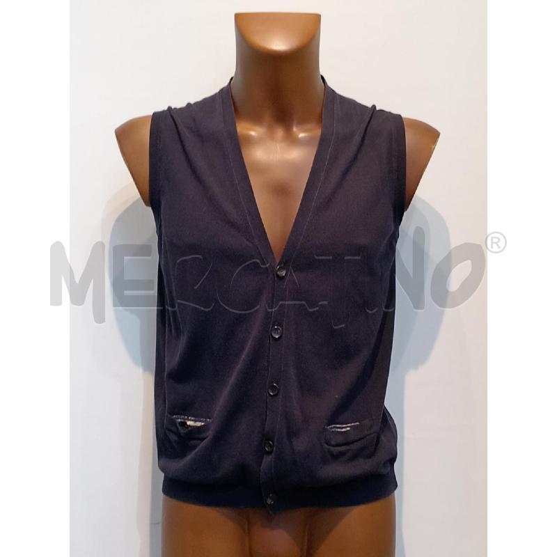 GILET UOMO ROBERTO COLLINA BLU | Mercatino dell'Usato Moncalieri bengasi 1