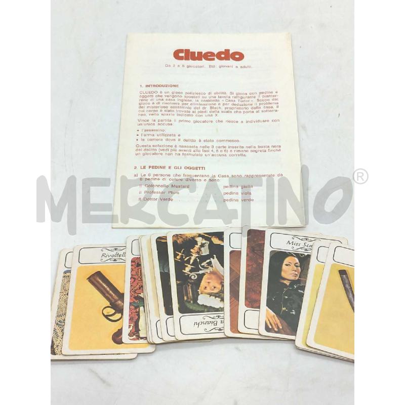 GIOCO DI SOCIETA' CLUEDO EDITRICE GIOCHI COMPLETO | Mercatino dell'Usato Moncalieri bengasi 5