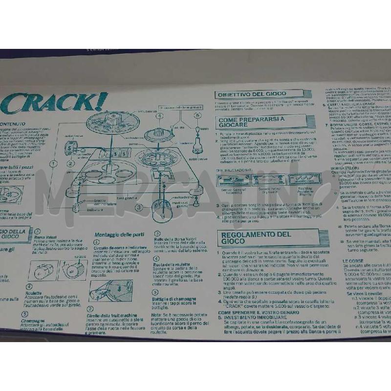 GIOCO DI SOCIETA' CRACK MB GIOCHI COMPLETO | Mercatino dell'Usato Moncalieri bengasi 3