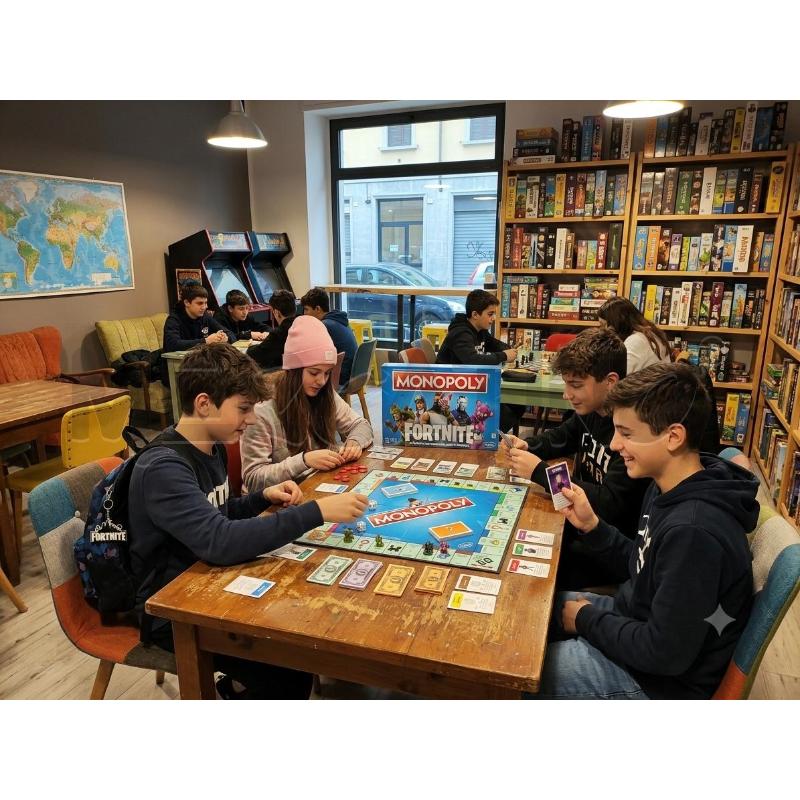 GIOCO DI SOCIETA' MONOPOLY FORTNITE HASBRO COMPLETO | Mercatino dell'Usato Moncalieri bengasi 1