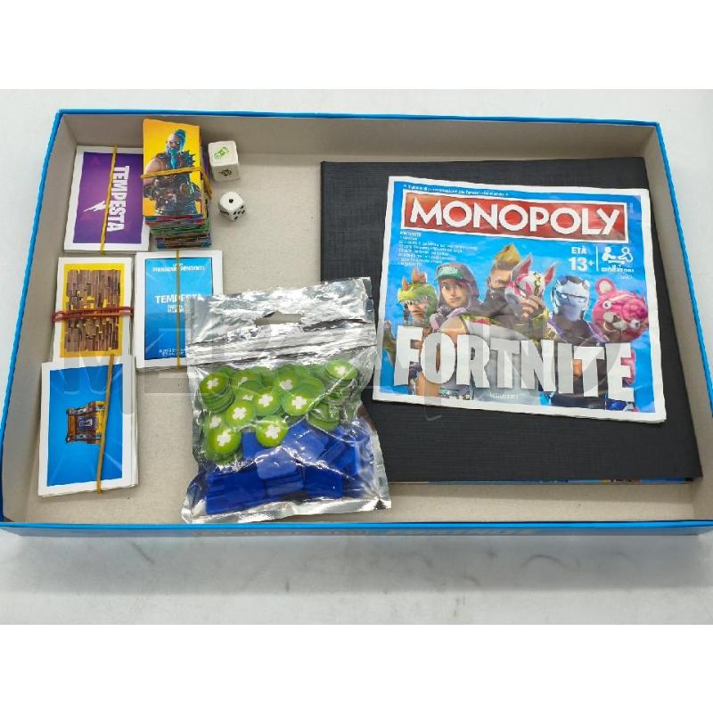 GIOCO DI SOCIETA' MONOPOLY FORTNITE HASBRO COMPLETO | Mercatino dell'Usato Moncalieri bengasi 3