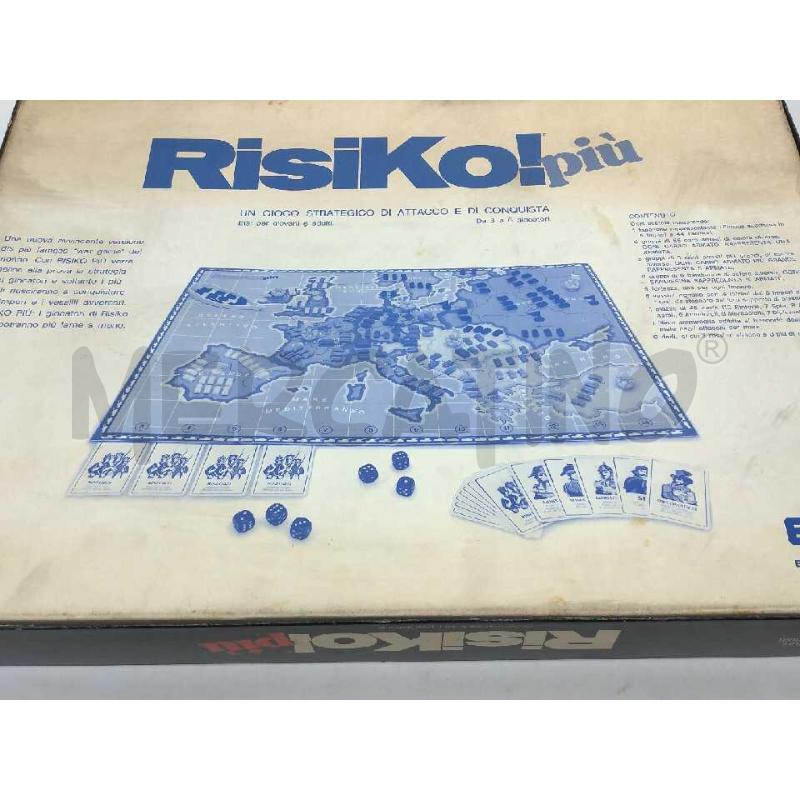 GIOCO DI SOCIETA' RISIKO PIU' EDITRICE GIOCHI COMPLETO | Mercatino dell'Usato Moncalieri bengasi 5