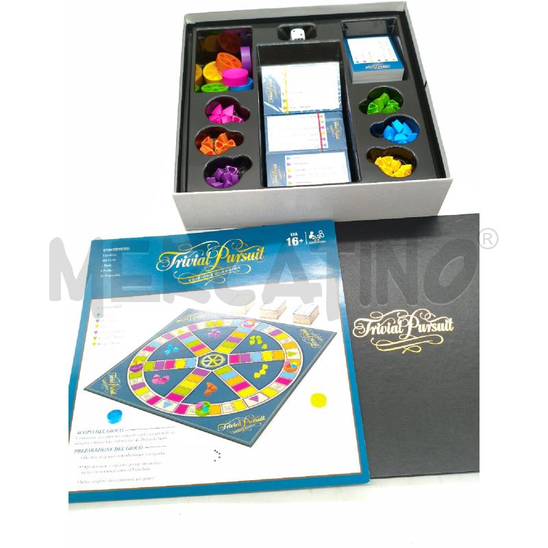 GIOCO DI SOCIETA' TRIVIAL PURSUIT EDIZIONE CLASSICA HASBRO COMPLETO | Mercatino dell'Usato Moncalieri bengasi 3