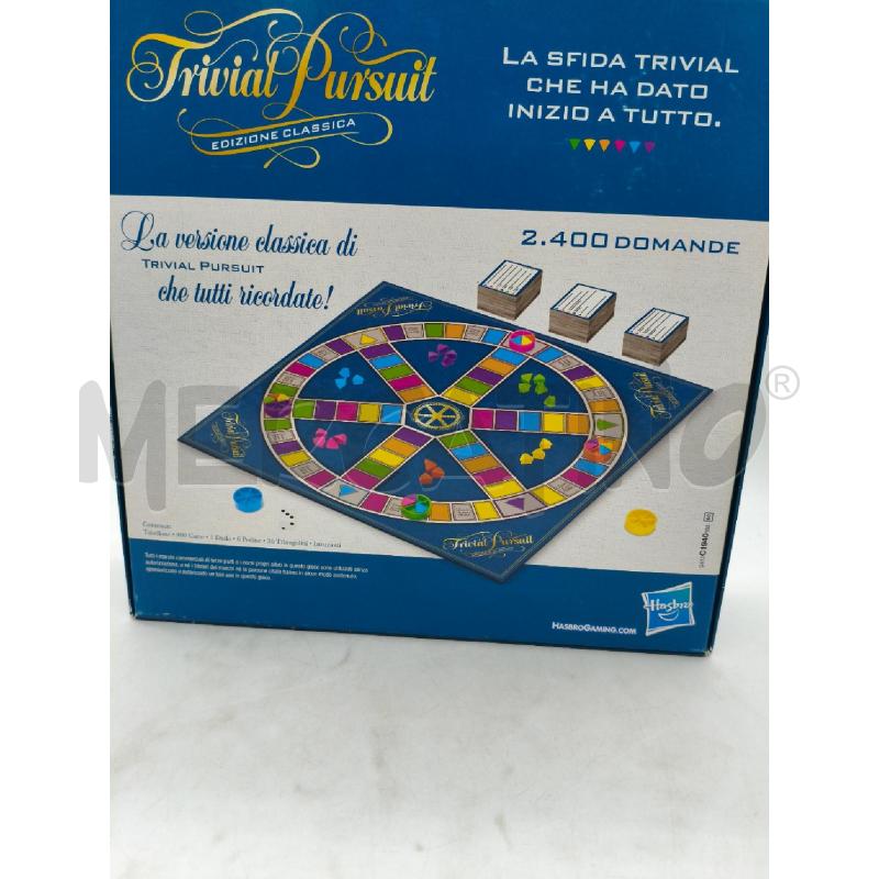 GIOCO DI SOCIETA' TRIVIAL PURSUIT EDIZIONE CLASSICA HASBRO COMPLETO | Mercatino dell'Usato Moncalieri bengasi 5