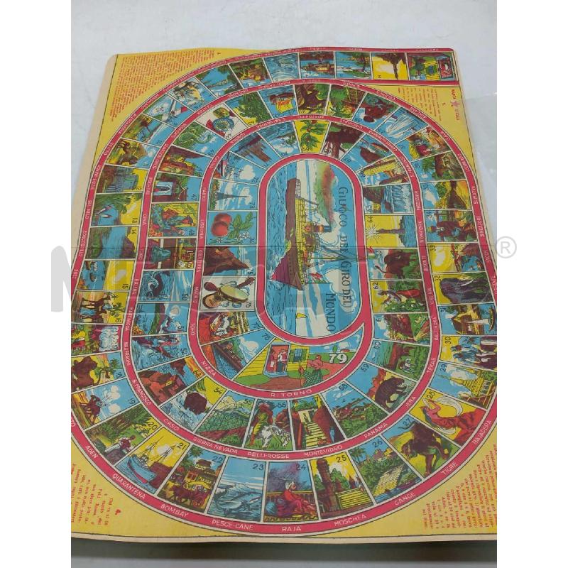 GIOCO DI SOCIETA' VINTAGE GIRO DEL MONDO  | Mercatino dell'Usato Moncalieri bengasi 4