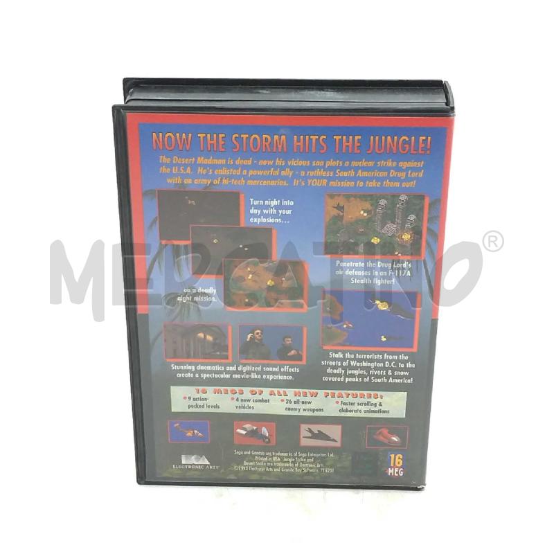 GIOCO JUNGLE STRIKE SEGA GENESIS | Mercatino dell'Usato Moncalieri bengasi 2