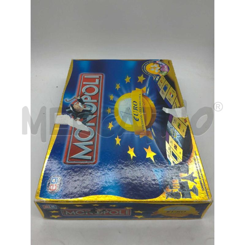 GIOCO MONOPOLI EDIZIONE EURO CON STRAPPI | Mercatino dell'Usato Moncalieri bengasi 1