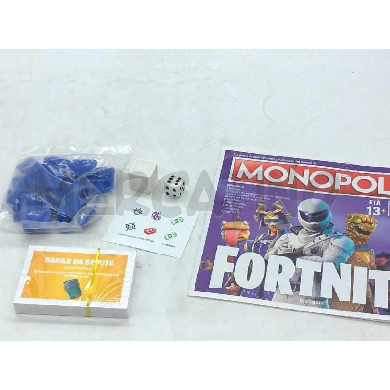 GIOCO MONOPOLY FORTNITE | Mercatino dell'Usato Moncalieri bengasi 3