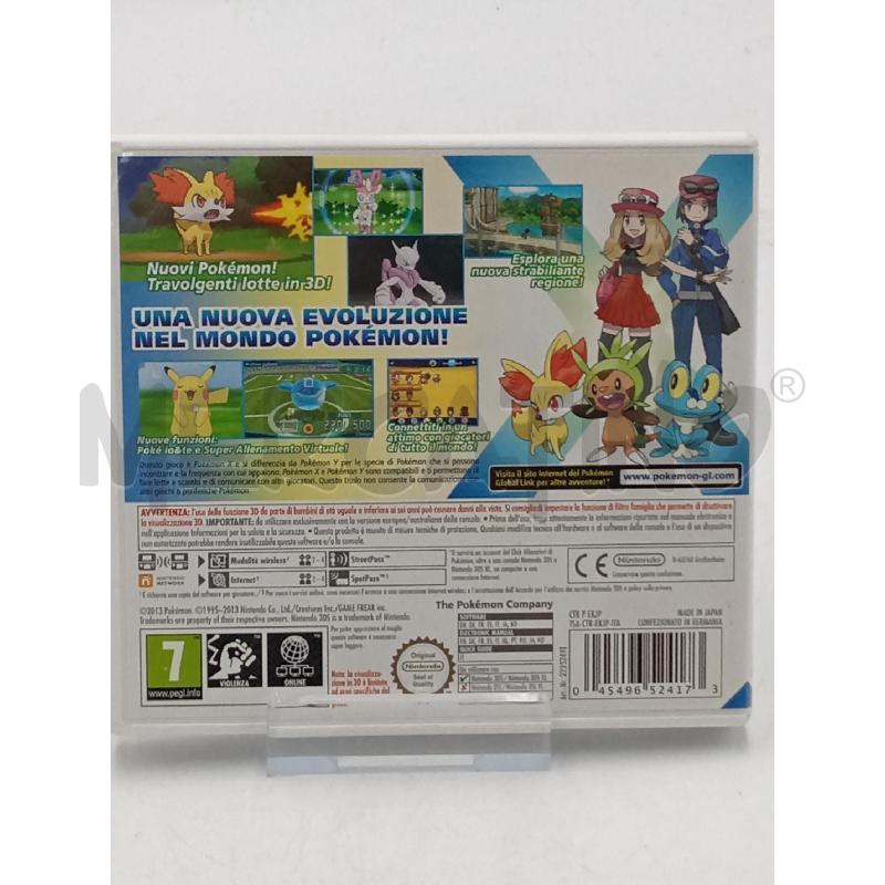 GIOCO NINTENDO 3DS POKEMON X CON LIBRETTO | Mercatino dell'Usato Moncalieri bengasi 2