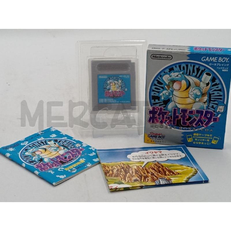 GIOCO NINTENDO GAME BOY POCKET MONSTERS JAPAN BLUE | Mercatino dell'Usato Moncalieri bengasi 3