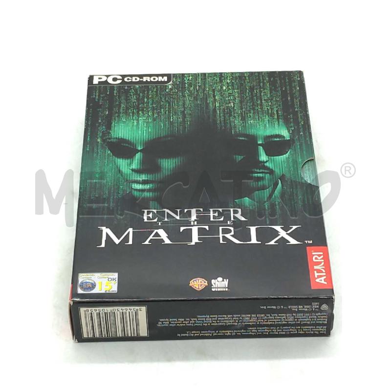 GIOCO PC ENTER THE MATRIX  | Mercatino dell'Usato Moncalieri bengasi 1