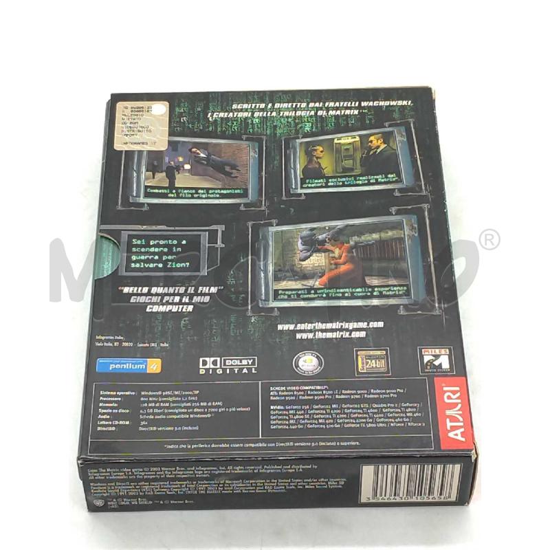 GIOCO PC ENTER THE MATRIX  | Mercatino dell'Usato Moncalieri bengasi 2