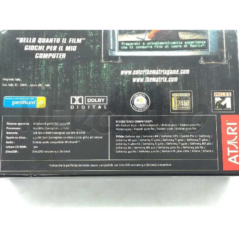 GIOCO PC ENTER THE MATRIX  | Mercatino dell'Usato Moncalieri bengasi 5