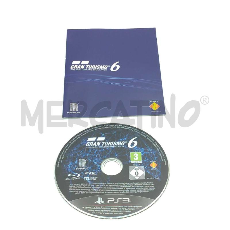 GIOCO PS3 GRAN TURISMO 6 | Mercatino dell'Usato Moncalieri bengasi 4