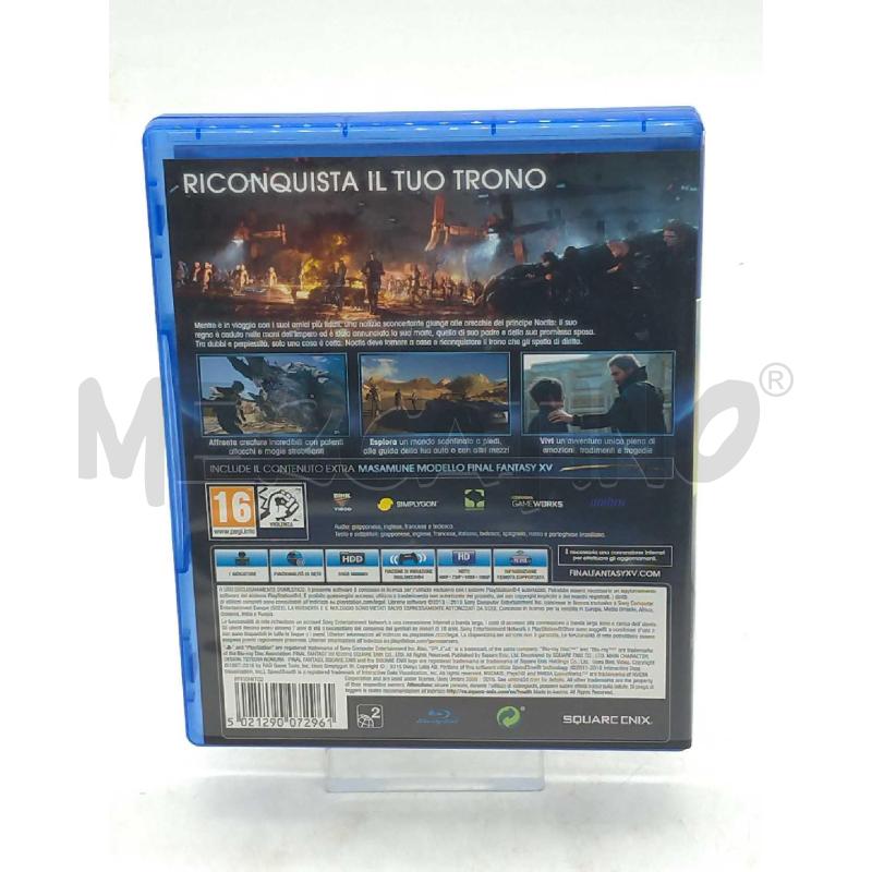 GIOCO PS4 FINA FANTASY XV | Mercatino dell'Usato Moncalieri bengasi 2