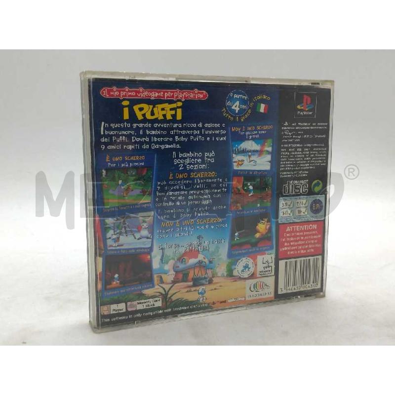 GIOCO PS ONE I PUFFI | Mercatino dell'Usato Moncalieri bengasi 2