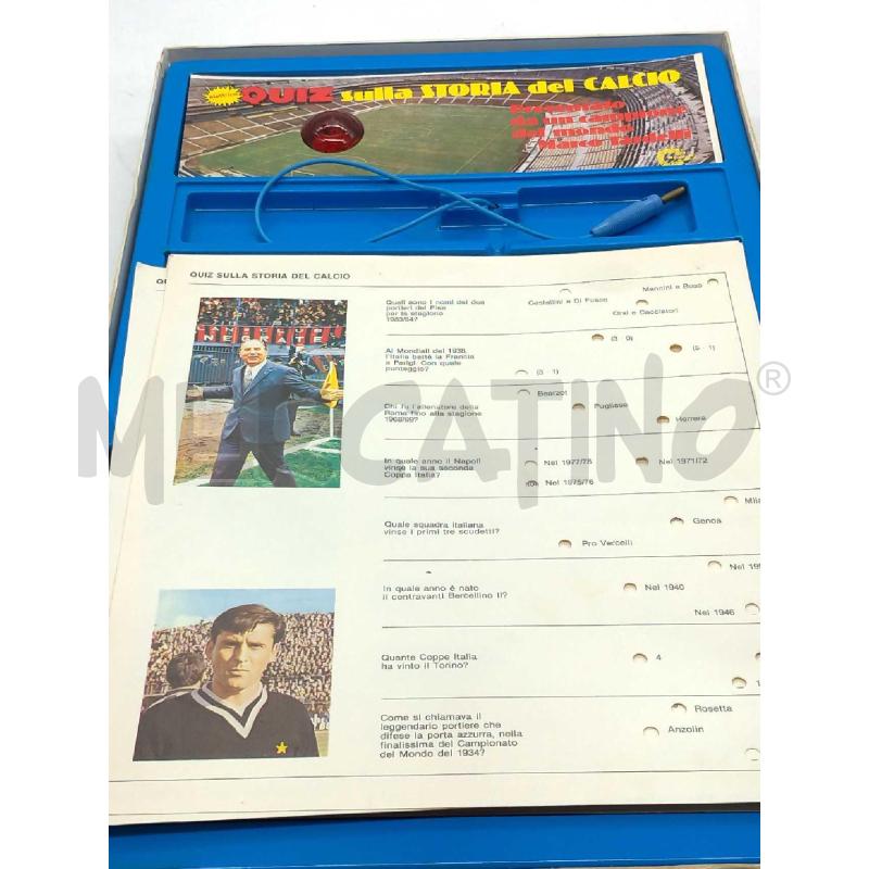 GIOCO QUIZ SULLA STORIA DEL CALCIO MONDADORI GIOCHI NON GARANTITO FUNZIONAMENTO | Mercatino dell'Usato Moncalieri bengasi 3