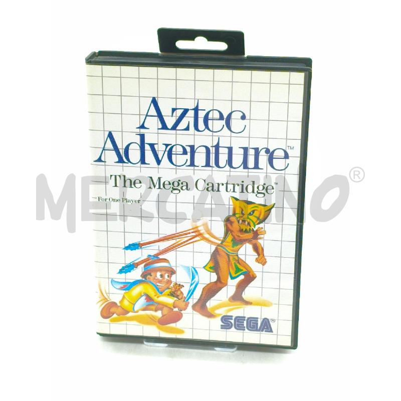 GIOCO SEGA MASTER SYSTEM AZTEC ADVENTURE THE MEGA CARTRIDGE C/ LIBRETTO | Mercatino dell'Usato Moncalieri bengasi 1