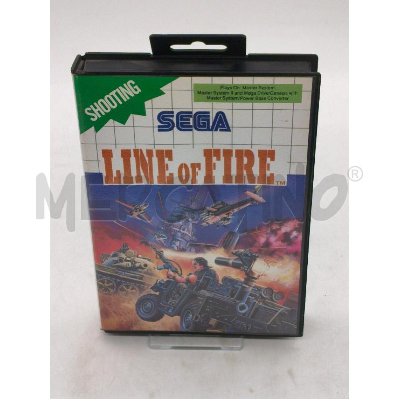 GIOCO SEGA MASTER SYSTEM LINE OF FIRE CON MANUALE | Mercatino dell'Usato Moncalieri bengasi 1