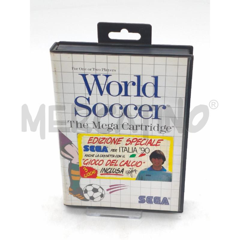 GIOCO SEGA MASTER SYSTEM WORLD SOCCER THE MEGA CARTRIDGE | Mercatino dell'Usato Moncalieri bengasi 1