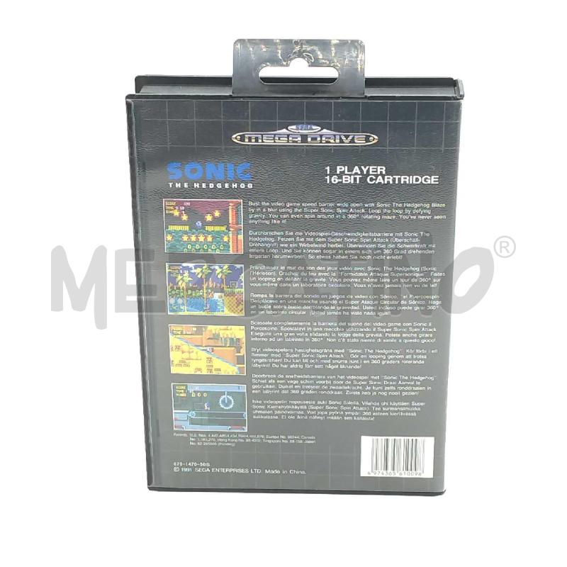 GIOCO SEGA MEGA DRIVE SONIC THE HEDGEHOG  | Mercatino dell'Usato Moncalieri bengasi 2