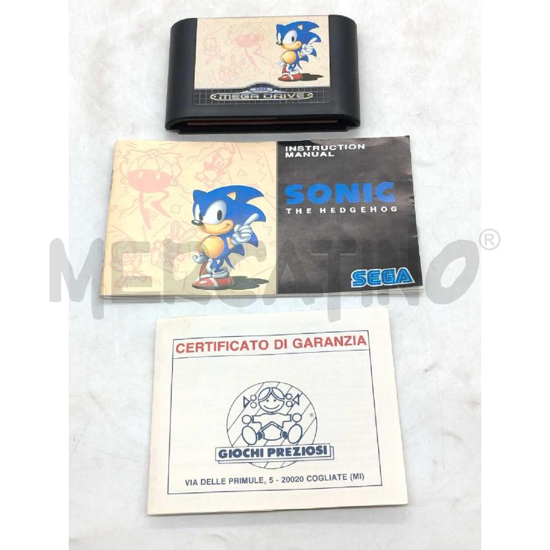 GIOCO SEGA MEGA DRIVE SONIC THE HEDGEHOG  | Mercatino dell'Usato Moncalieri bengasi 4