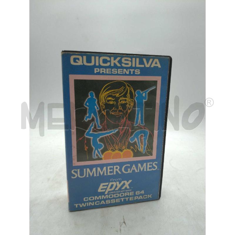 GIOCO SUMMER GAMES EPYX C64 | Mercatino dell'Usato Moncalieri bengasi 1