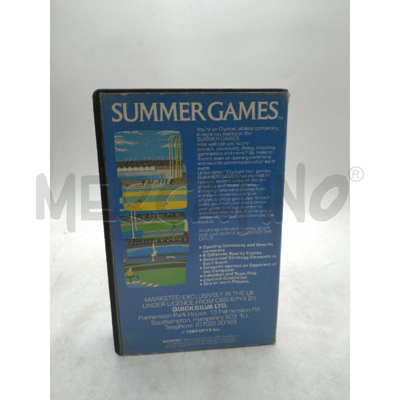 GIOCO SUMMER GAMES EPYX C64 | Mercatino dell'Usato Moncalieri bengasi 2