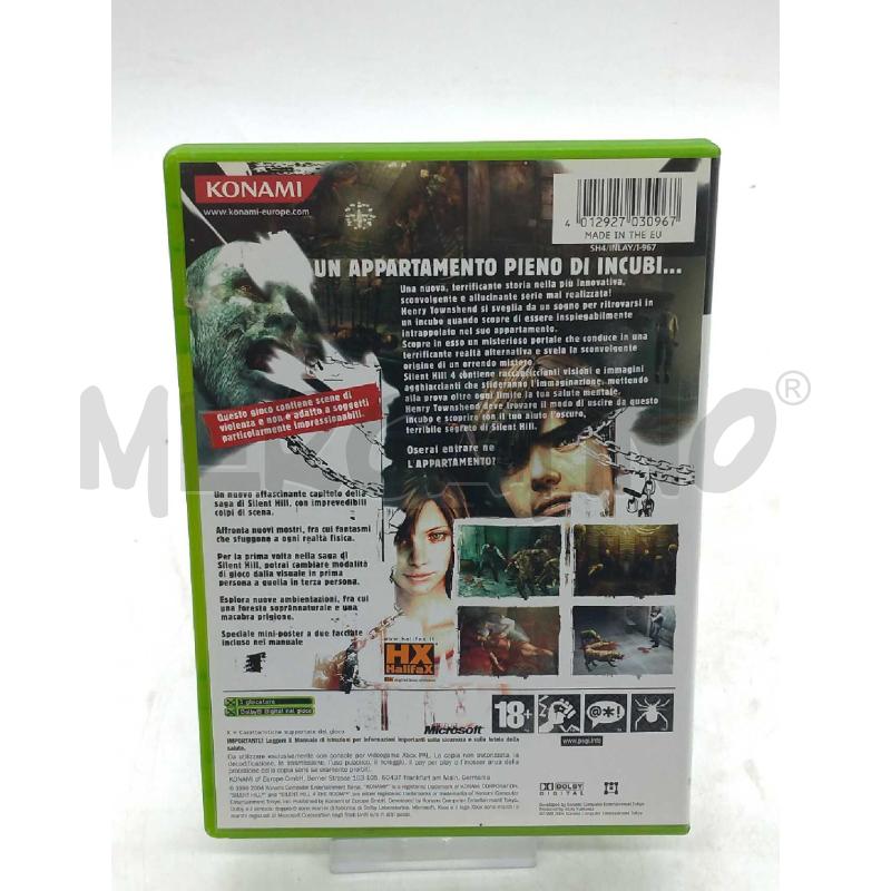 GIOCO XBOX SILENT HILL 4 THE ROOM | Mercatino dell'Usato Moncalieri bengasi 2