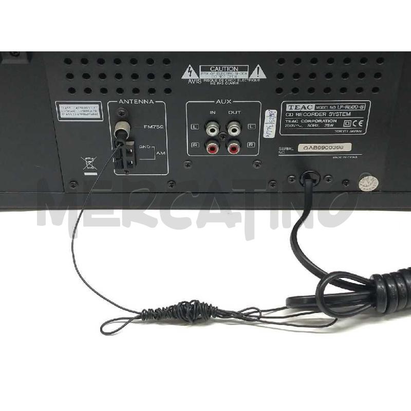GIRADISCHI RADIO HIFI CD CASSETTA CASSE  INTEGRATE TEAC LP R500 TELECOMANDO E LIBRETTI FUNZIONANTE  | Mercatino dell'Usato Moncalieri bengasi 4