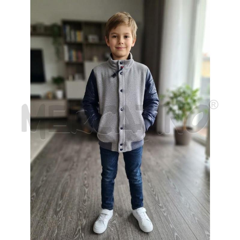 GIUBBOTTO BAMBINO FAY GRIGIO MANICA BLU | Mercatino dell'Usato Moncalieri bengasi 1