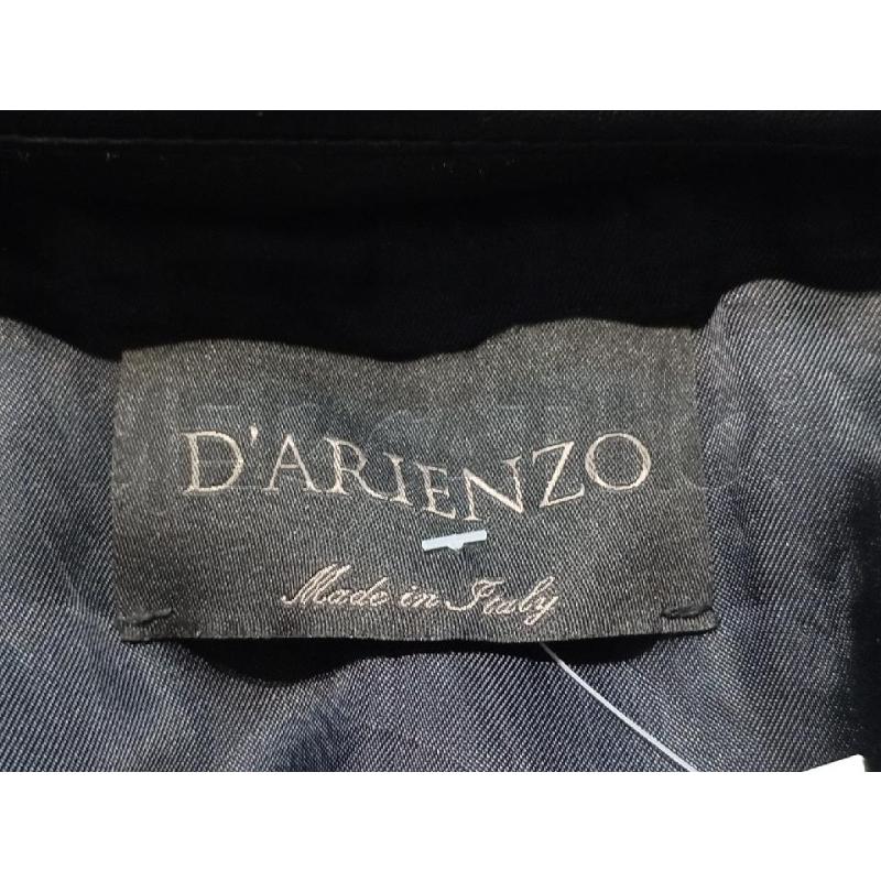 GIUBBOTTO DONNA D'ARIENZO PELLE NERO MODELLO CHIODO  | Mercatino dell'Usato Moncalieri bengasi 5