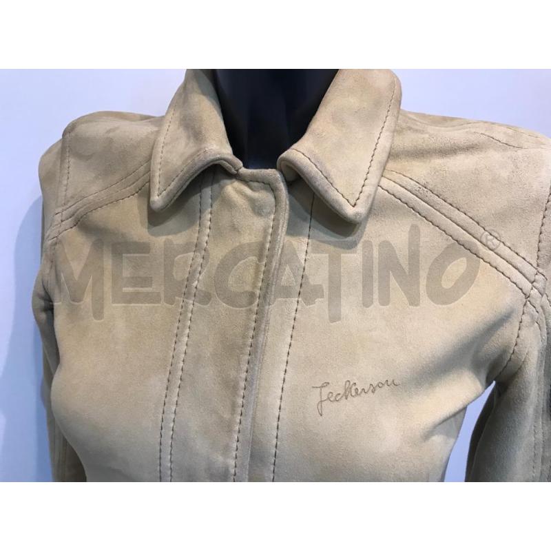 GIUBBOTTO DONNA JUECKERSON PELLE SCAMOSCIATA | Mercatino dell'Usato Moncalieri bengasi 3