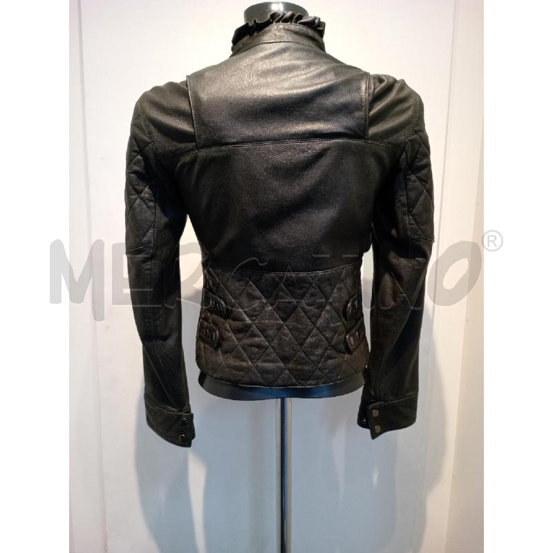 GIUBBOTTO DONNA MAX & CO PELLE NERO ARRICCIATO LATI | Mercatino dell'Usato Moncalieri bengasi 2