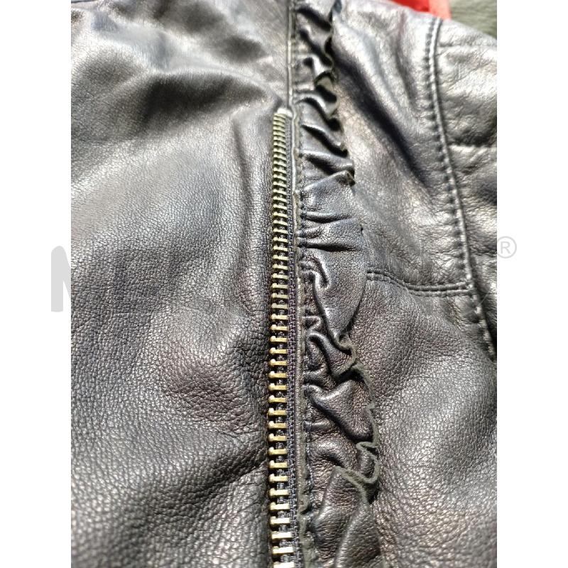 GIUBBOTTO DONNA MAX & CO PELLE NERO ARRICCIATO LATI | Mercatino dell'Usato Moncalieri bengasi 3